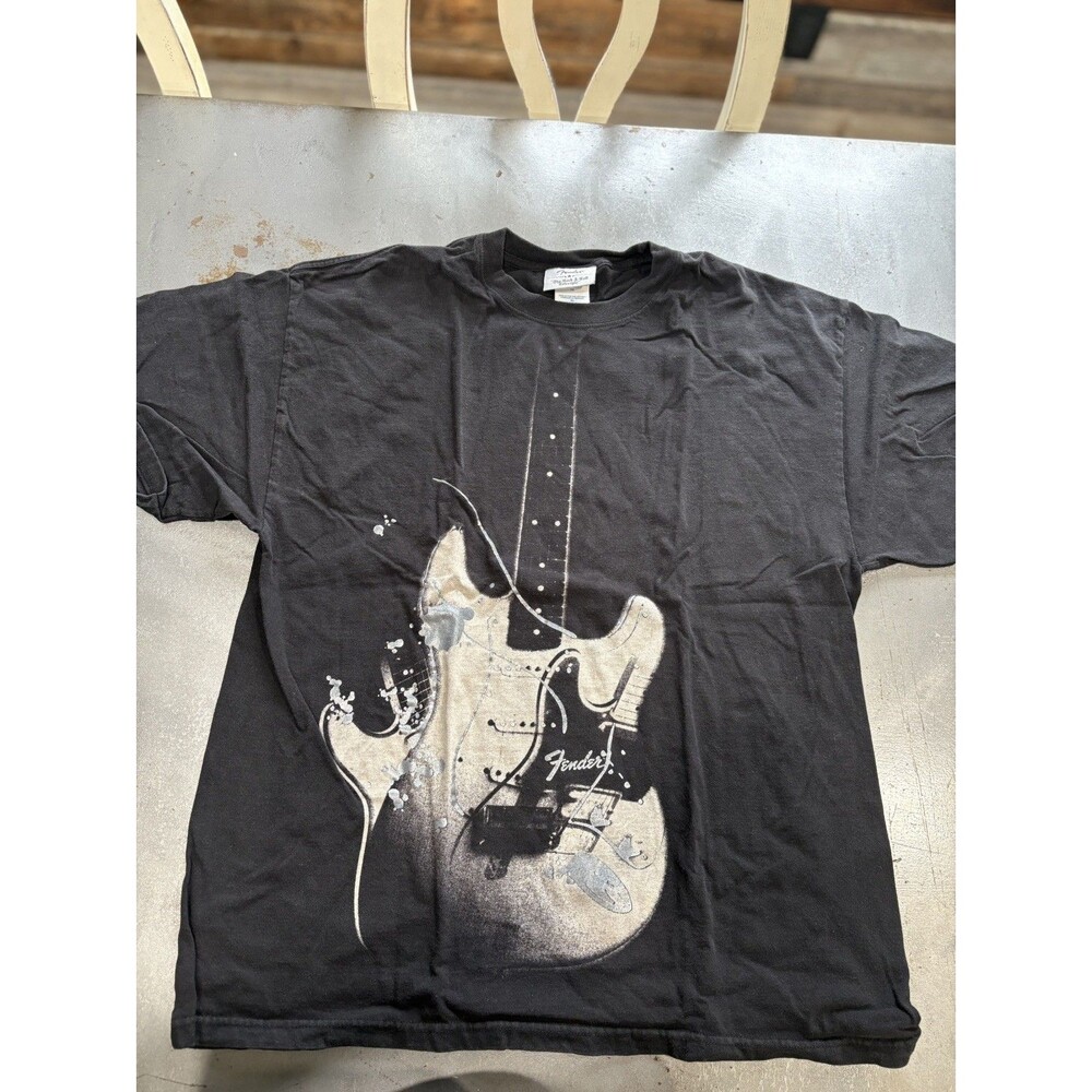 Fender Stratocaster T-shirt Mens Size Xl Short Sleeve